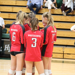 volleyball team huddle