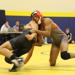 Senior Terry Somerville looks to score a takedown on his way to a fifth-place finish.