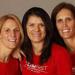 Kristine Lilly, Mia Hamm and Tisha (Venturini) Hoch
