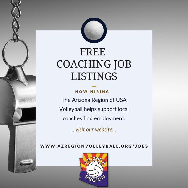 NEW! CHECK OUT COACHING JOBS!