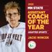Image of Minneapolis Roosevelt High School Teddy Adapted Soccer assistant head coach Jacki Wincek Graphic: 2025 MN State Assistant Coach of the Year, Jacki Wincek