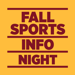 Graphic: Fall Sports Info Night