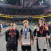 State placewinners Cole Munsterteiger, Cooper Rowe and Jack Nelson.