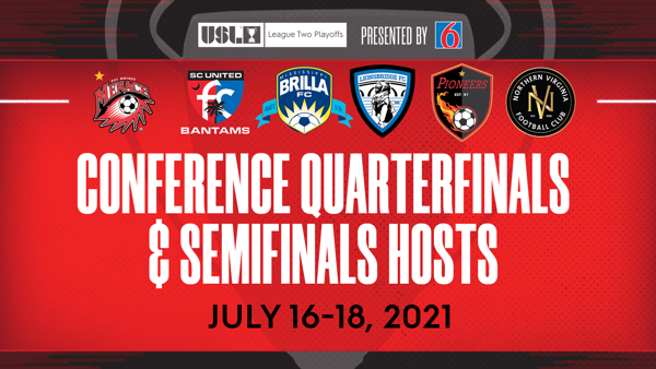USL League Two Announces Host Locations for the 2021 Conference Quarterfinals and Conference Semifinals