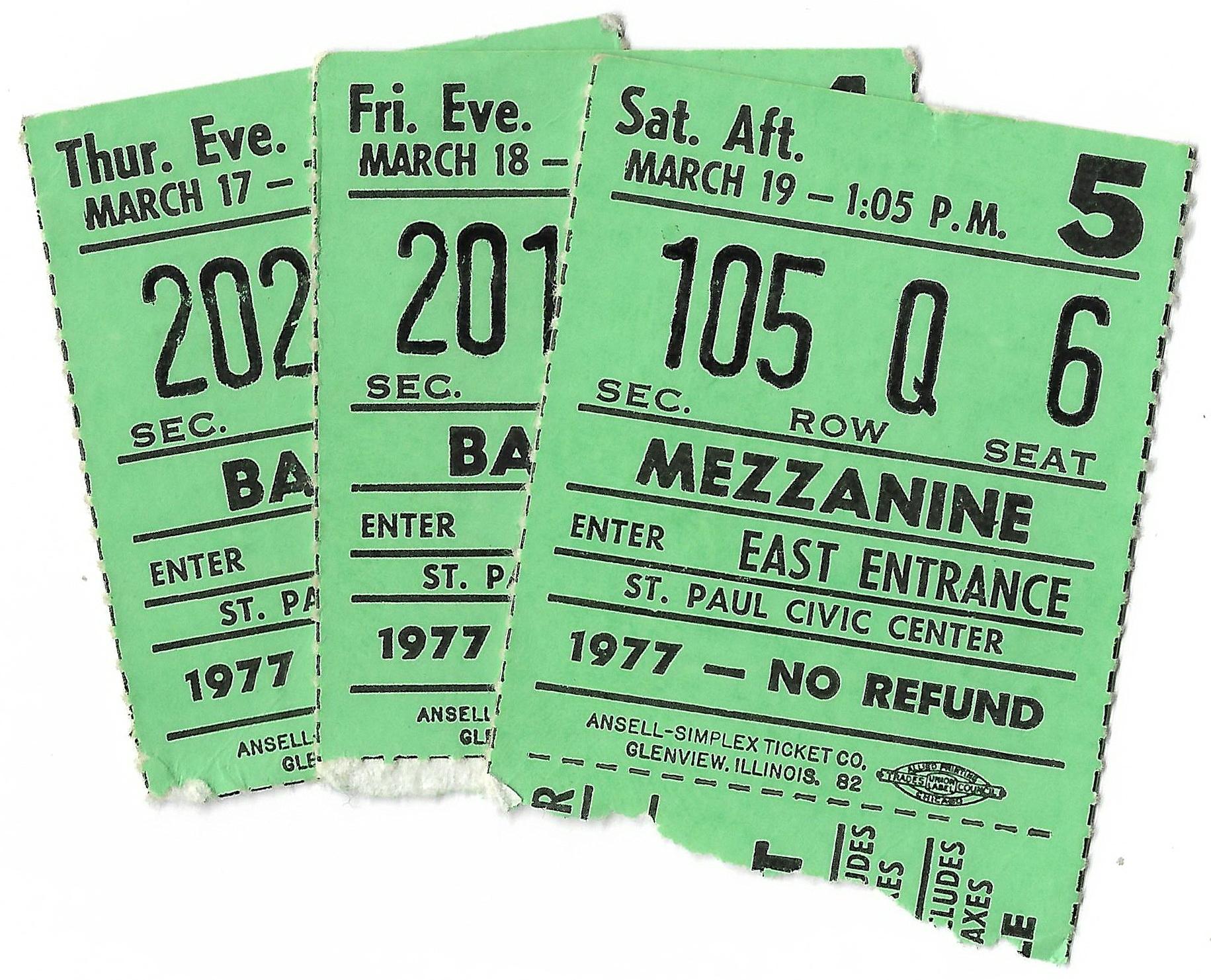 March 17-18-19, 1977 St. Paul Civic Center