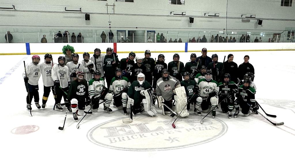 Junior Sharks Learn to Play Hockey 