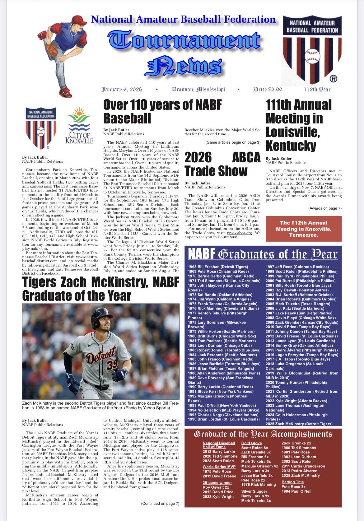 2025 NABF Tournament News