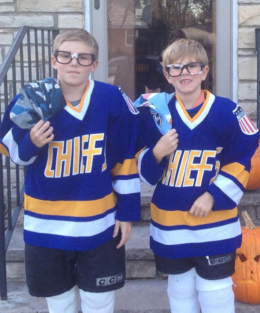 hanson brothers hockey costume