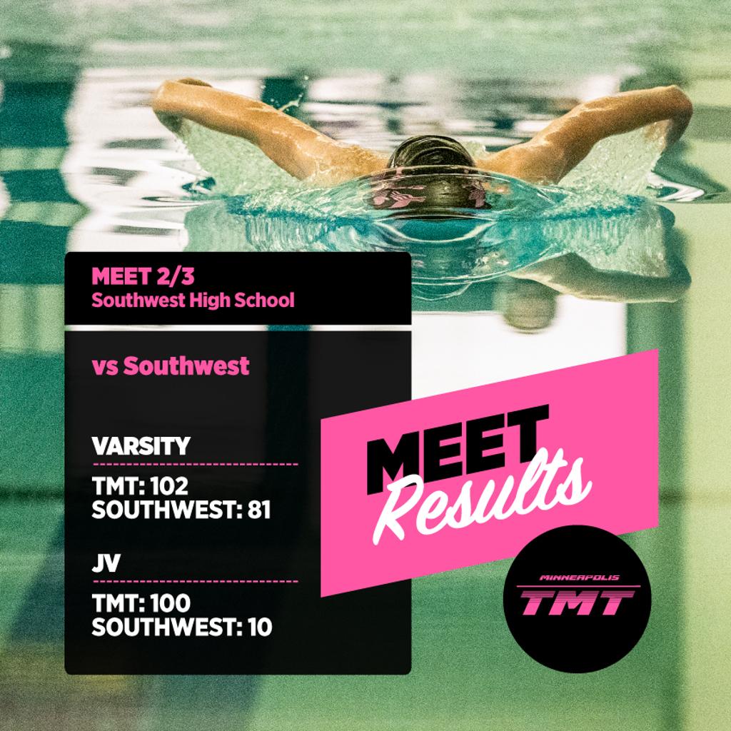 Graphic: Meet Results: Dual Meet 2/3