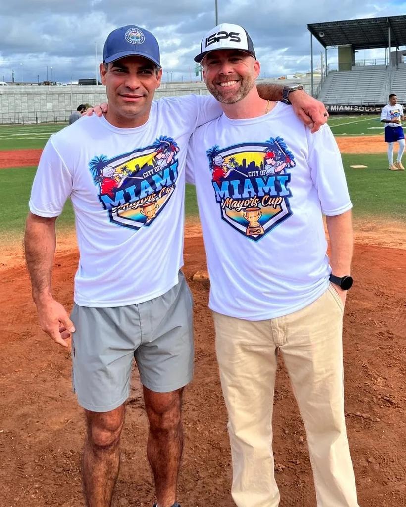 Mayor Francis Suarez and ISPS Commissioner Manuel T. Ferrero III