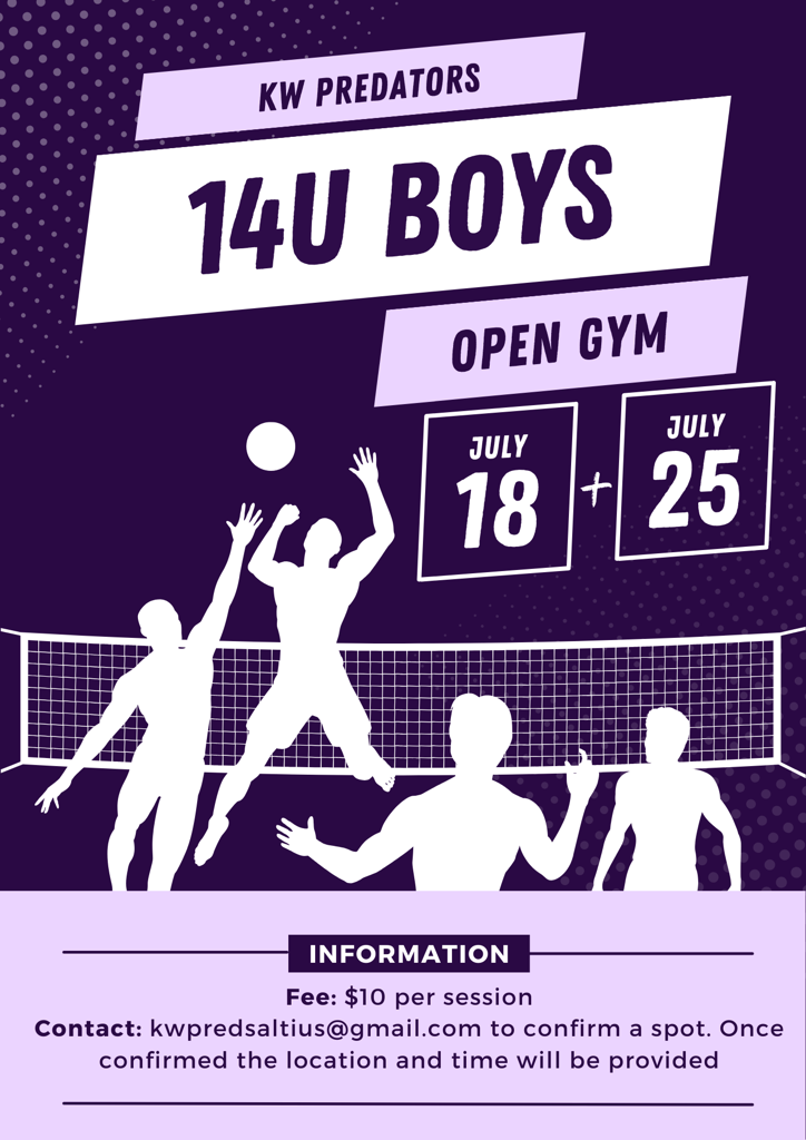 Next Season's Open Gyms