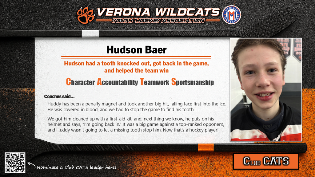 Club CATS Leader - Hudson Baer