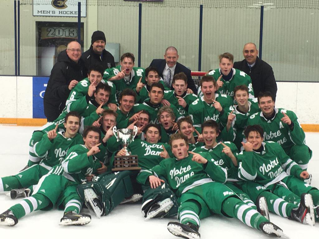 notre dame hockey jersey green
