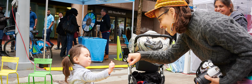 Mpls Downtown Improvement District Nicollet Springtacular event