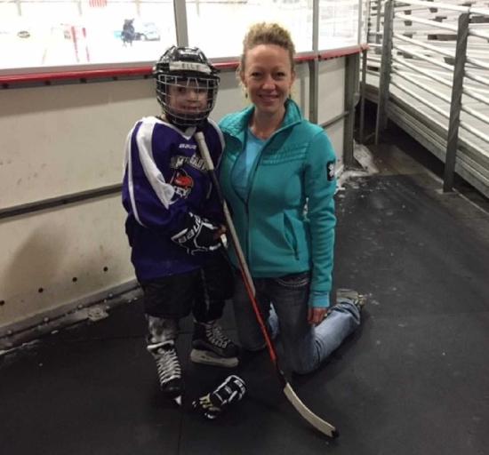 Five-year-old Elle Beauclaire (left) and her mom, Aletia. Photo credit: Beauclaire family.