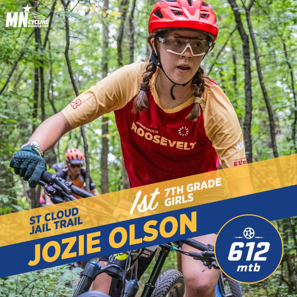 Graphic: St Cloud Jail Trail, 1st 7th grade Girls, Jozie Olson