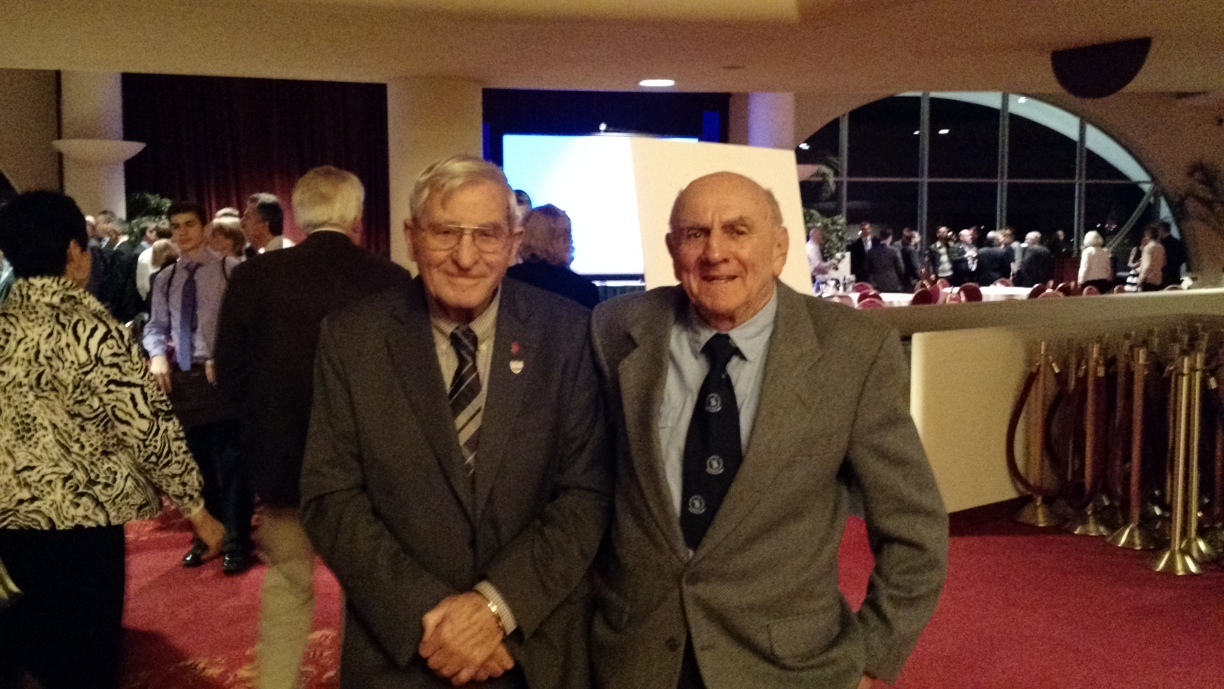 Madison SC founding members Peter Bostanescu and Keith Binns in March 2015