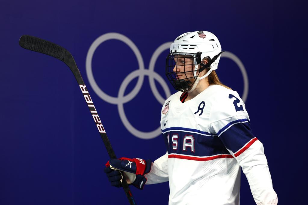 Lee Stecklein USA Olympic Jersey