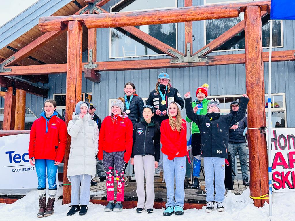 U14 Women's Slalom for 2024 BC Winter Games on February 25, 2024