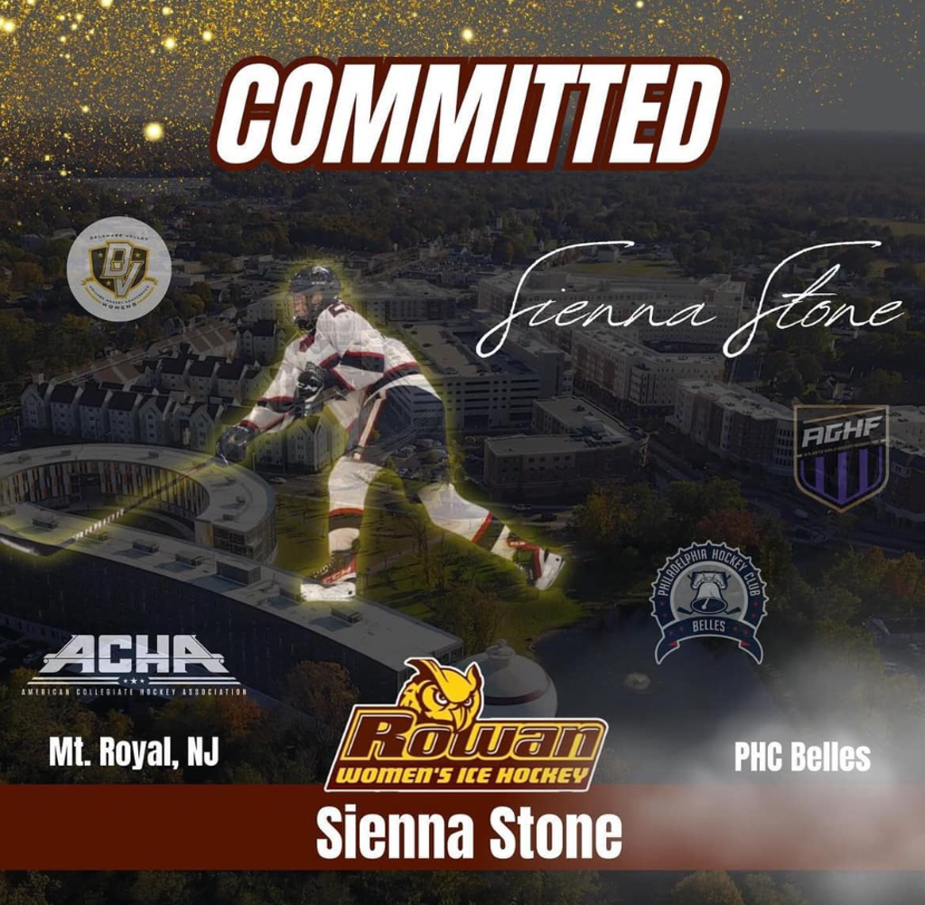 Belles 19U Defenseman Stone commits to Rowan University