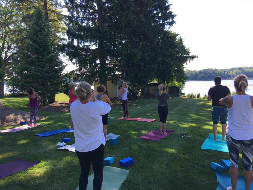 2020 Yoga on the Lakeshore Photos North Lake Yacht Club
