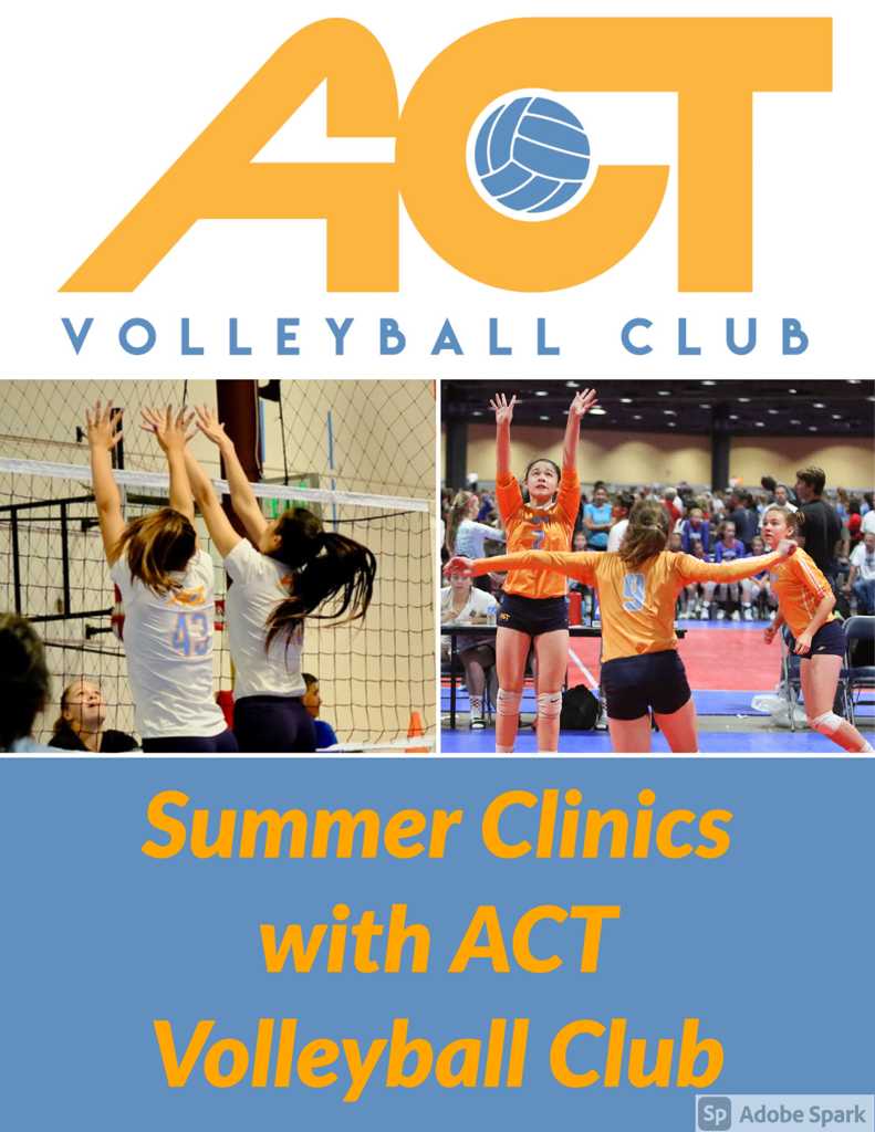 Summer Clinics with ACT Volleyball Club