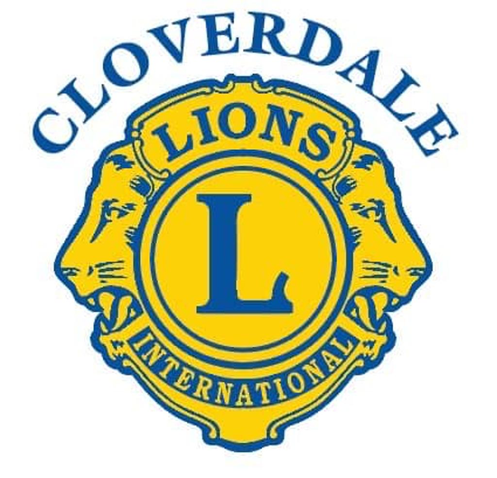 SPONSORED BY CLOVERDALE LIONS CLUB