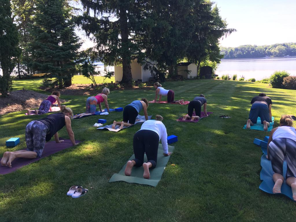 2020 Yoga on the Lakeshore Photos North Lake Yacht Club