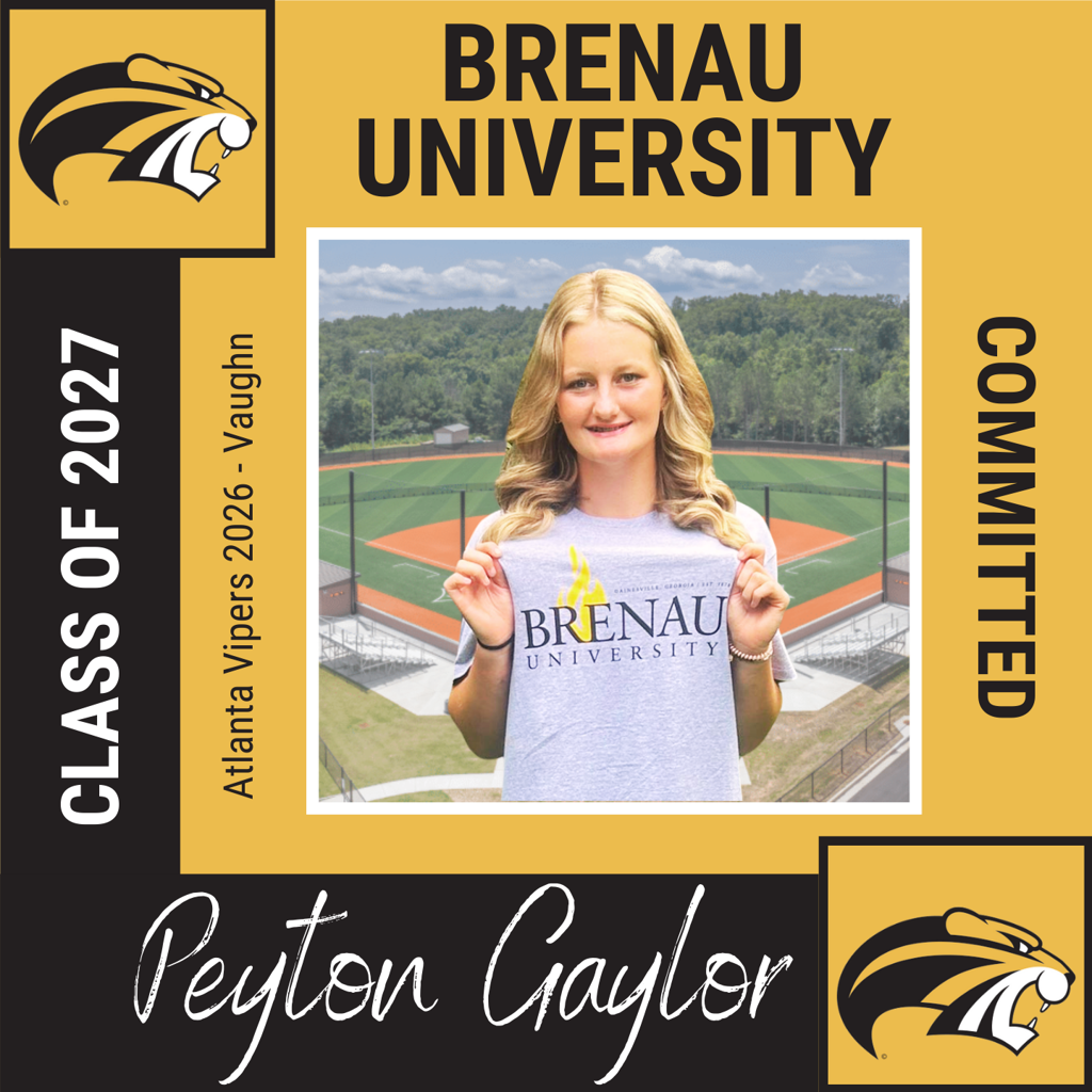 Peyton Gaylor - Atlanta Vipers Vaughn - Brenau University Commit