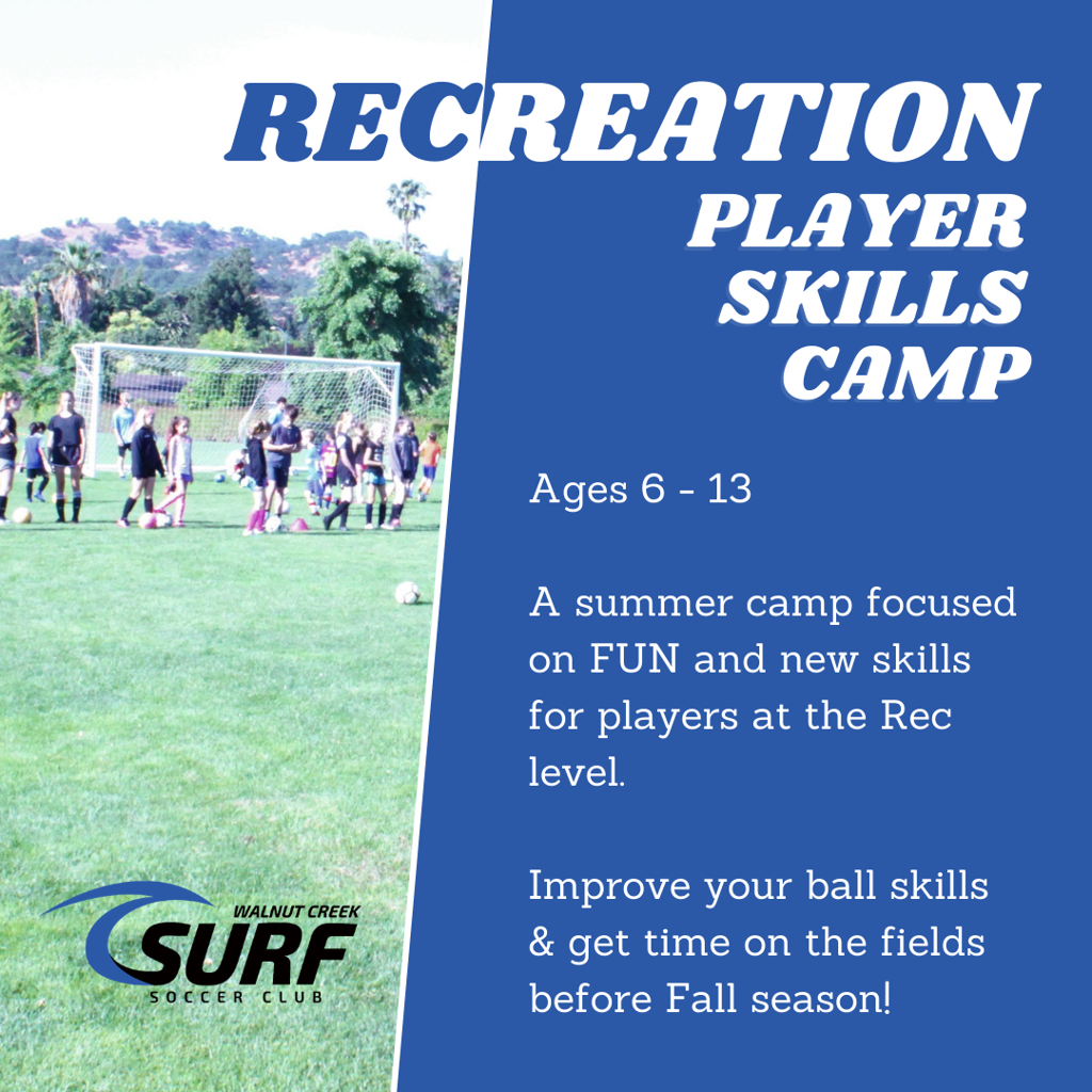 Welcome Page 2021 Wc Surf Summer Soccer Camp Walnut Creek Surf Soccer Club