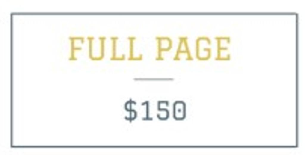 Click here to purchase a half page ad!