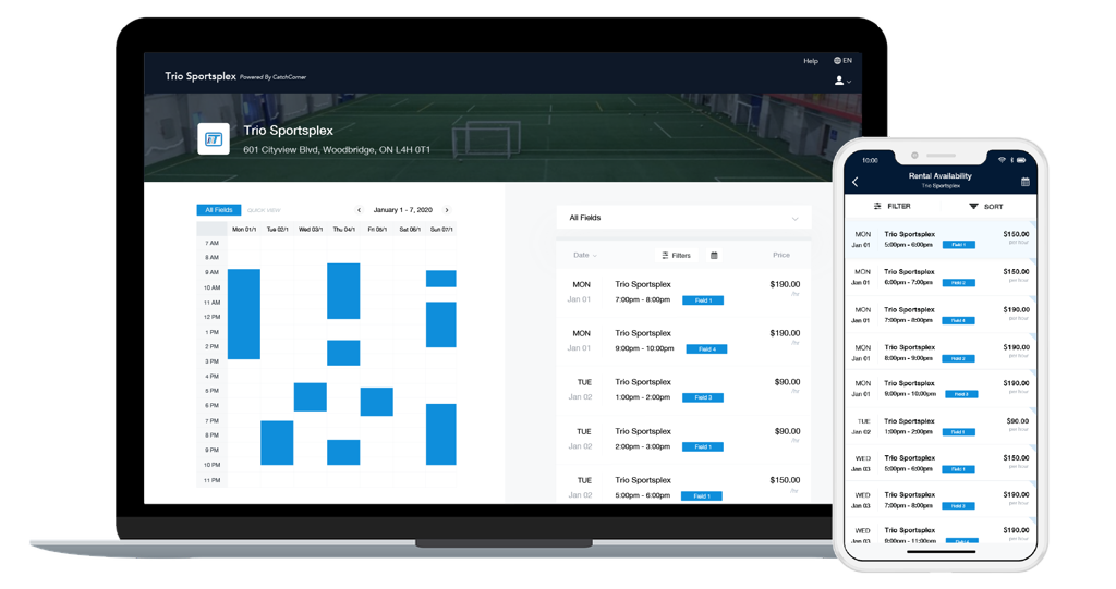 Online Field Booking