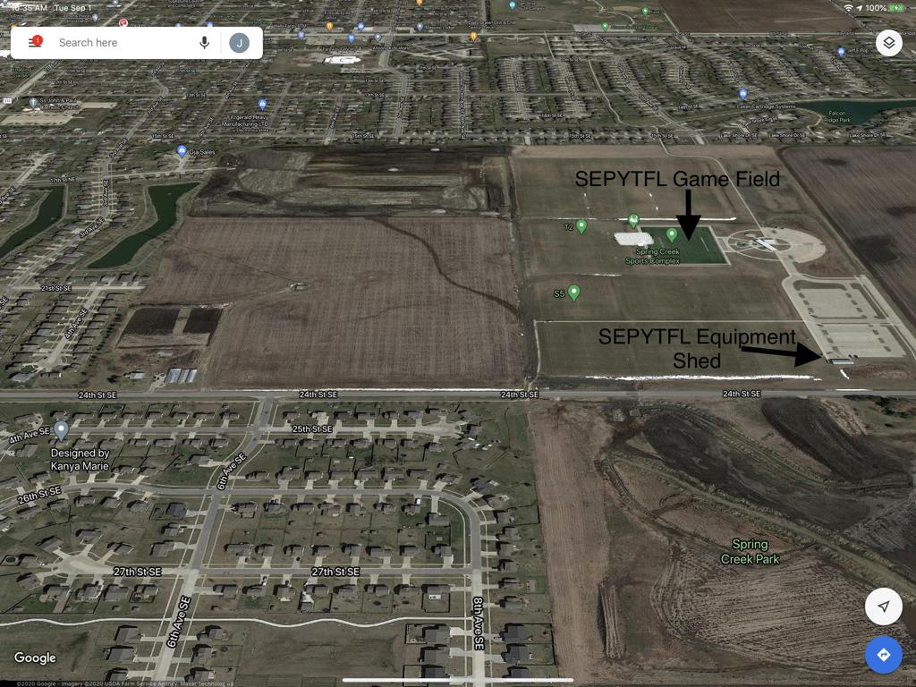 Spring Creek Complex Map