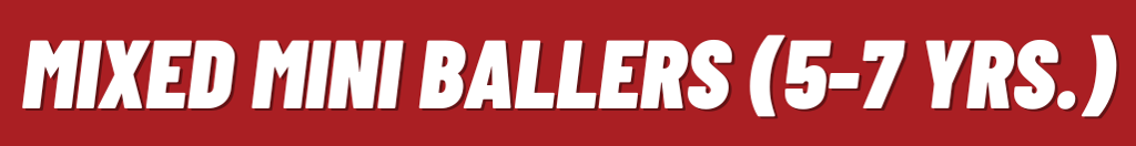 Youth Mini Ballers (Mixed 5-7 Yrs.)