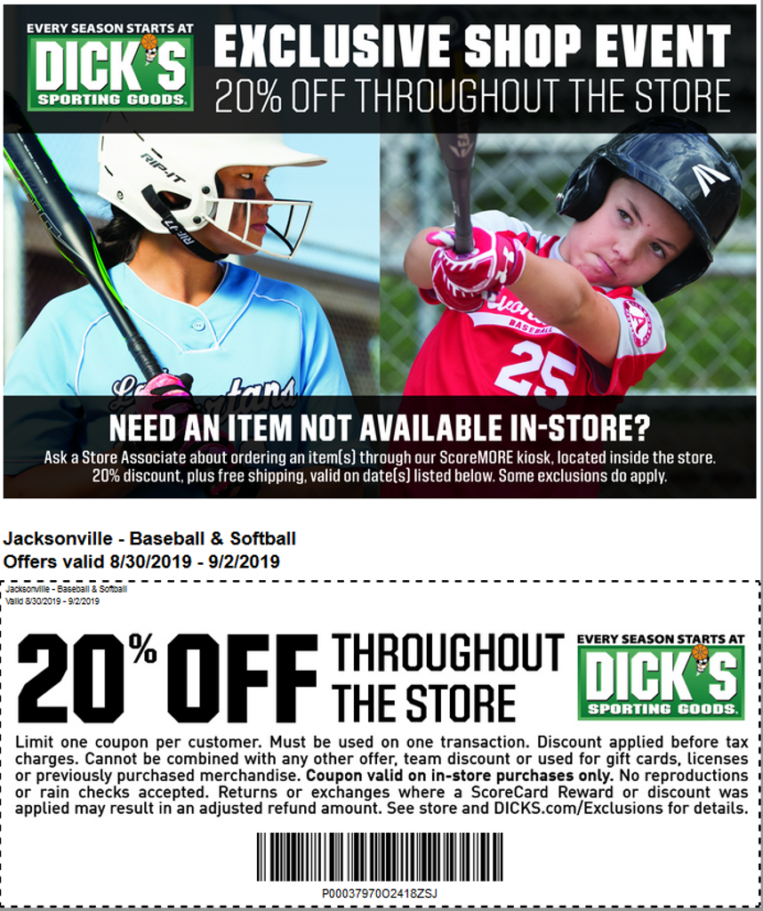 baseball discount store