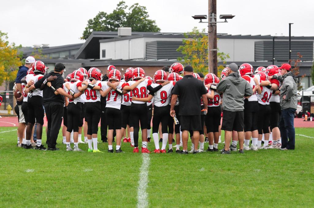 Rams on the field