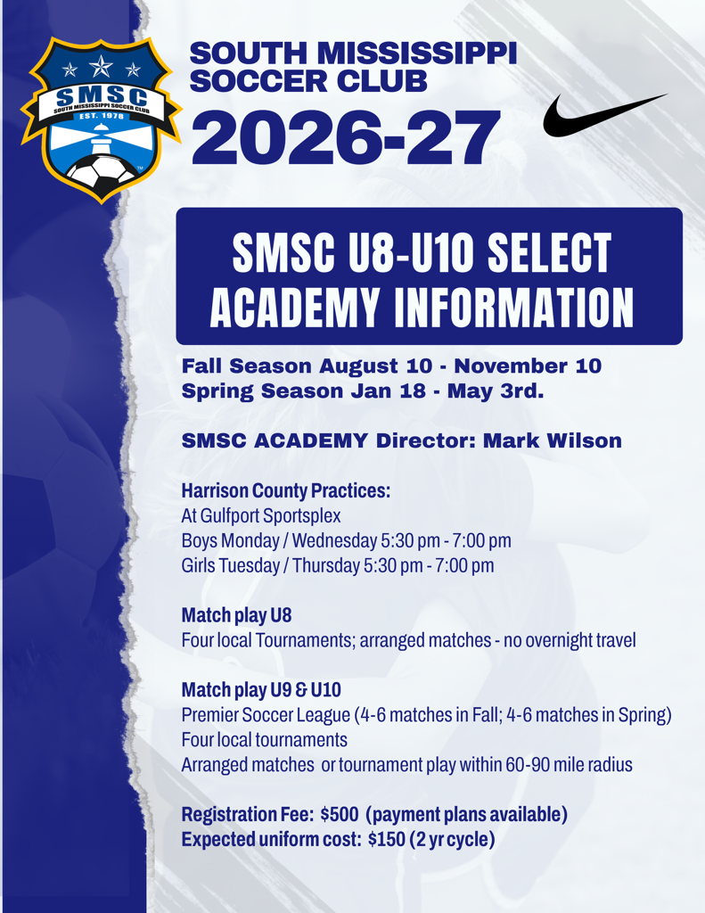 SELECT ACADEMY U8-U12