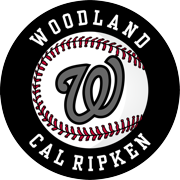 Woodland Cal Ripken Youth Baseball League logo
